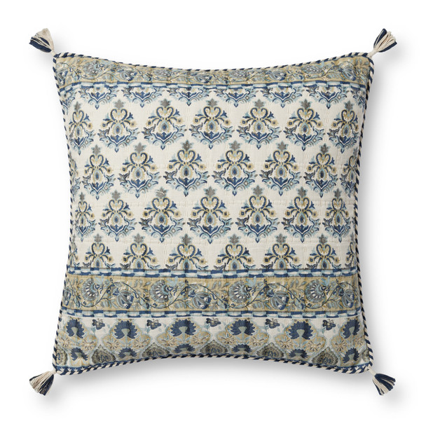 Loloi Pillows PLL0114 Blue Multi Pillow