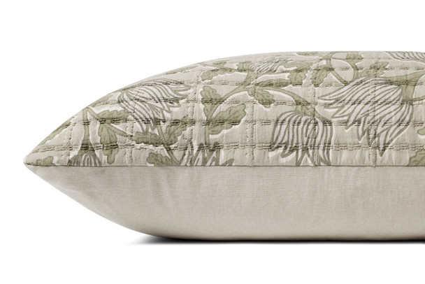 Loloi PJS0023 Natural Sage Pillow