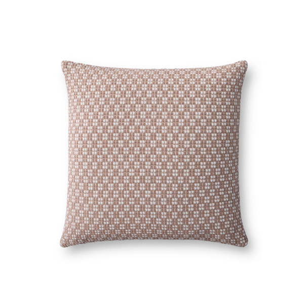 Loloi PLL0125 Ivory Brown Pillow