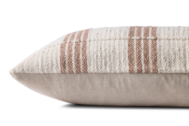 Loloi PLL0136 Brown Ivory Pillow