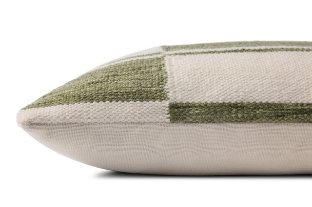 Loloi PLL0139 Ivory Green Pillow
