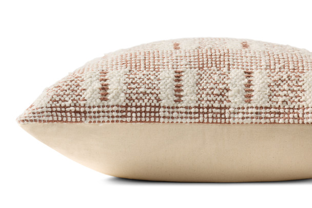 Loloi PLL0185 Ivory Rust Pillow