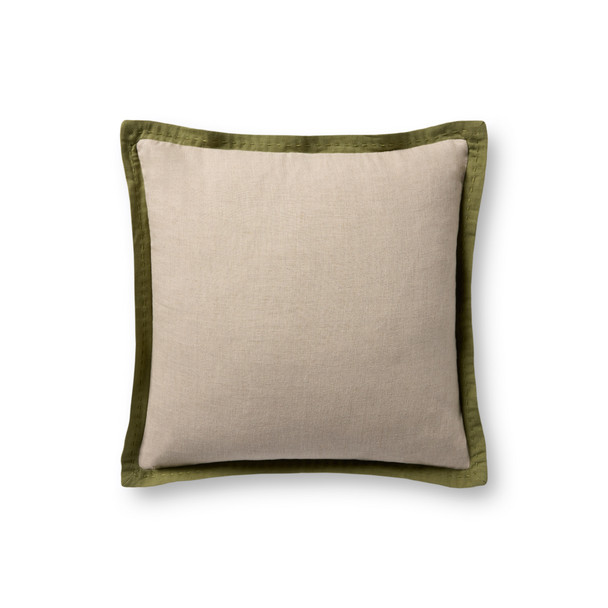 Loloi PLL0197 Natural Green Pillow