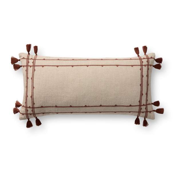 Loloi PLL0201 Natural Rust Pillow