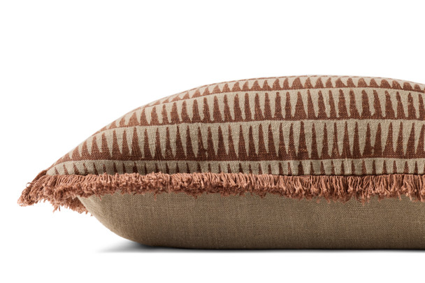 Loloi PLL0202 Natural Rust Pillow