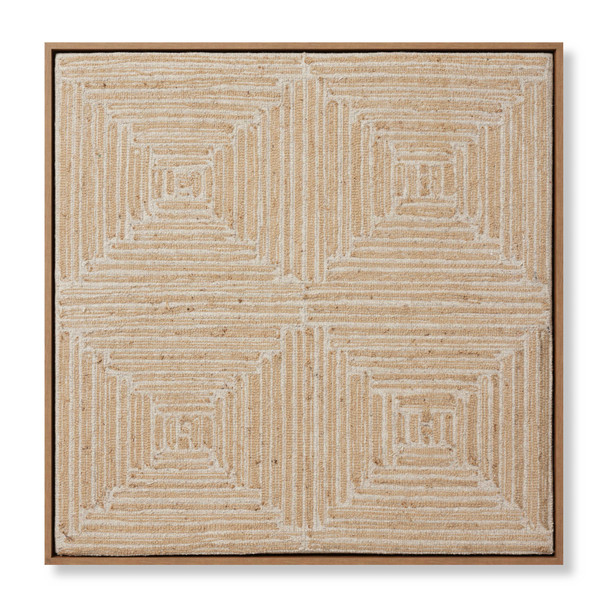 Loloi Style Quad STYLQ Beige Gold Wall Art