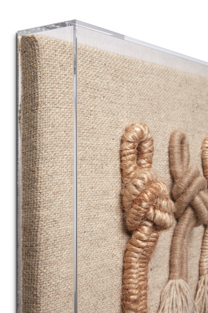 Loloi Twisted TWIST Beige Brown Wall Art