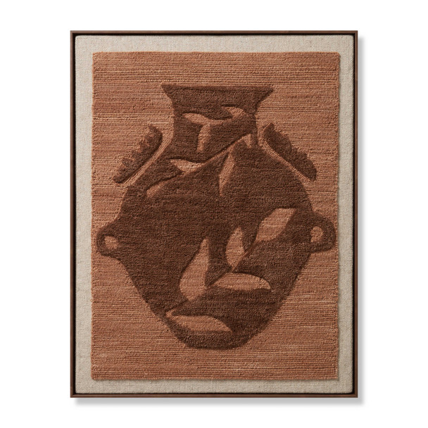 Loloi Narin NARIN Brown Orange Wall Art