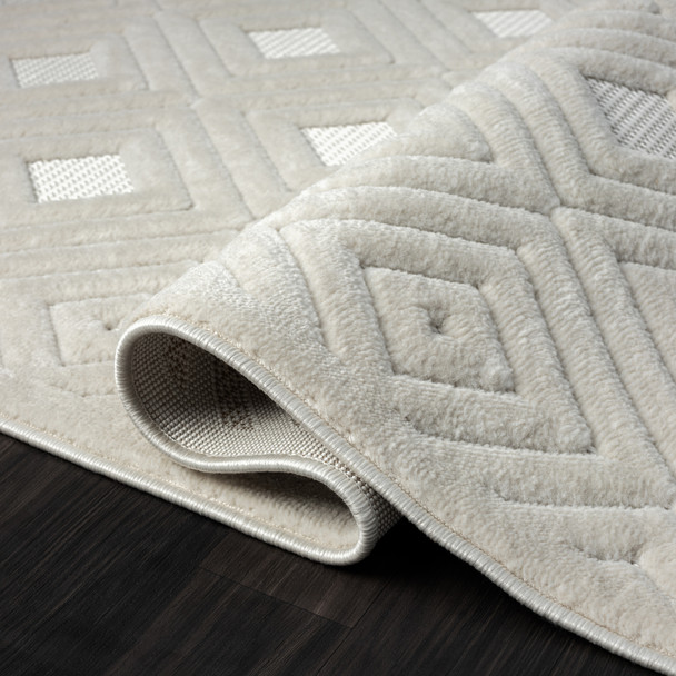 LR Home Atlas 82412 Ivory Rug