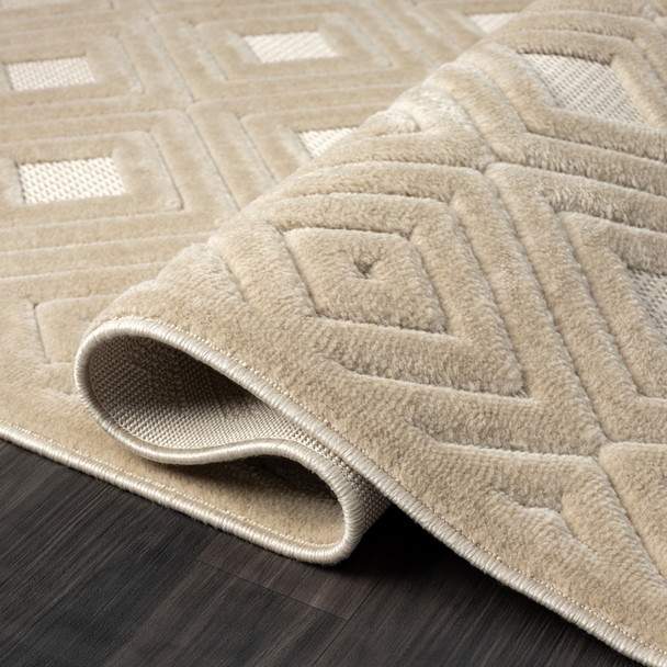LR Home Atlas 82412 Beige Rug