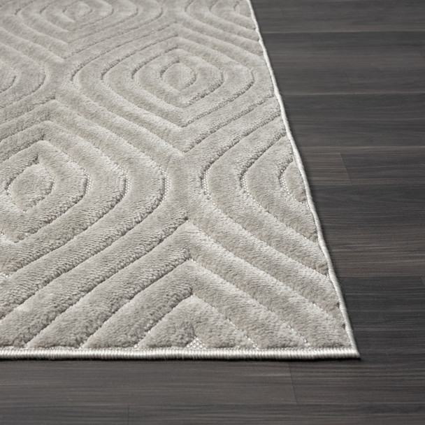 LR Home Atlas 82418 Gray Rug
