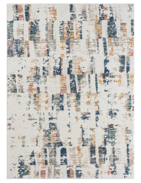 LR Home Bristol 82136 Blue Orange Rug