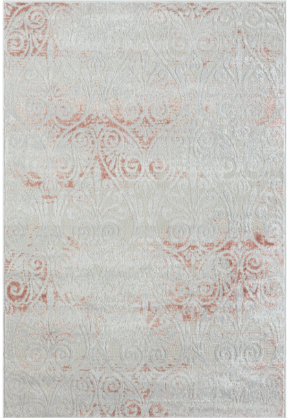 LR Home Calgary 82276 Coral Pink Rug