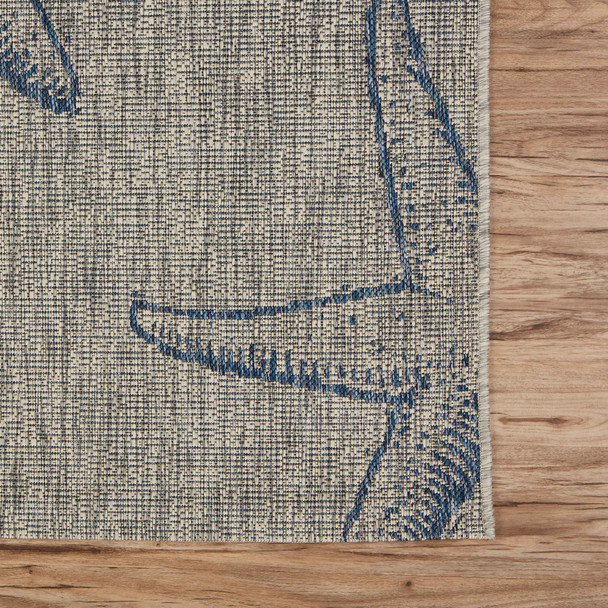 LR Home Captiva 81019 Blue Rug