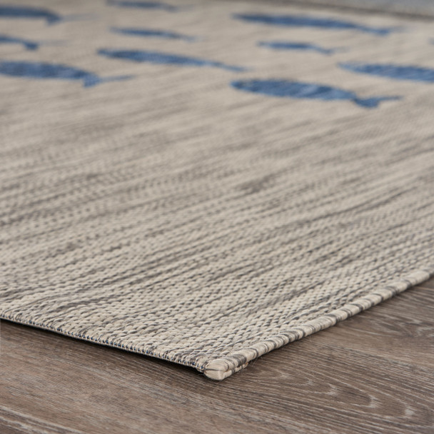 LR Home Catalina 81505 Gray Navy Rug