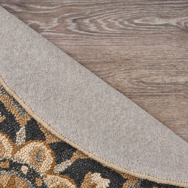 LR Home Dazzle 54062 Black Rug
