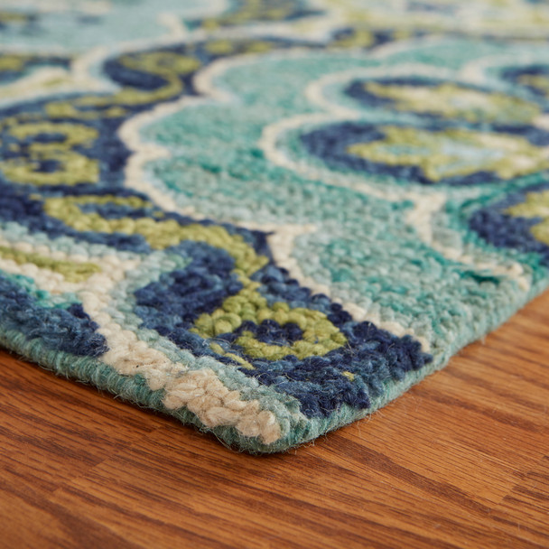 LR Home Dazzle 54076 Green Rug