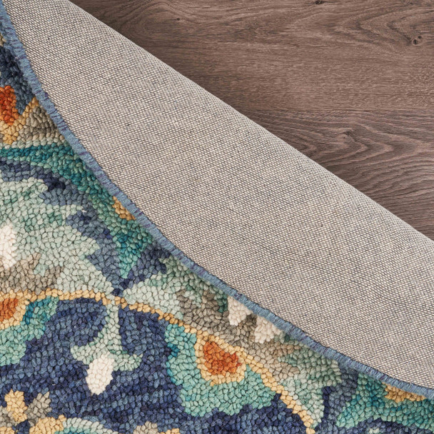 LR Home Dazzle 54099 Teal Blue Rug