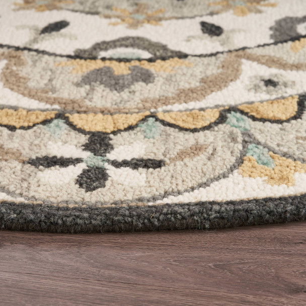 LR Home Dazzle 54099 Ivory Gray Rug