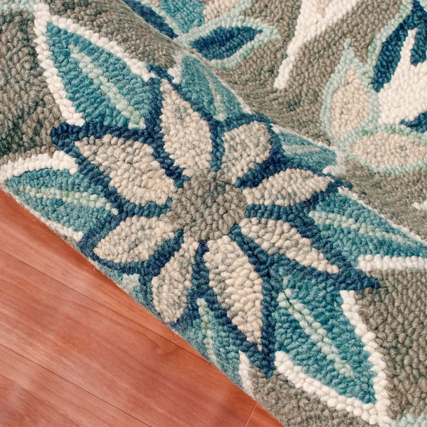 LR Home Dazzle 82267 Blue Gray Rug