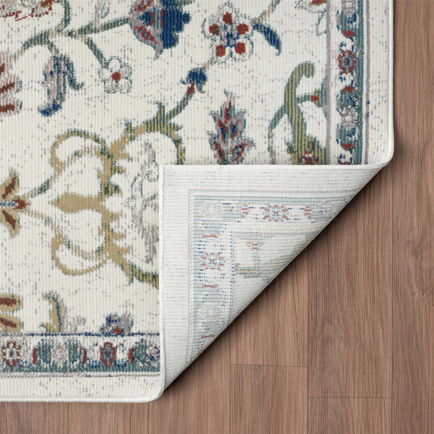 LR Home Gala 81271 Ivory Blue Rug