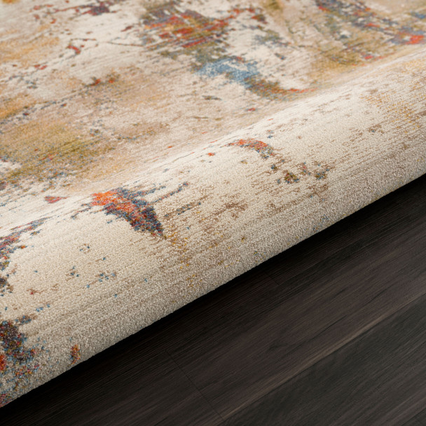 LR Home Holi 81776 Gray Ivory Multi Rug