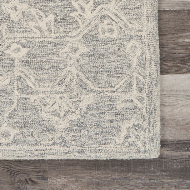 LR Home Juniper 81571 Silver Gray Rug