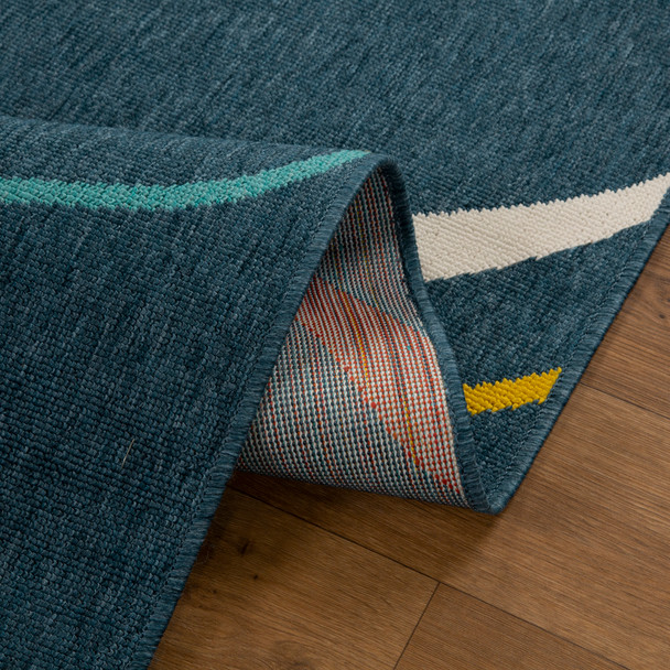 LR Home Mapa 82505 Navy Multi Rug