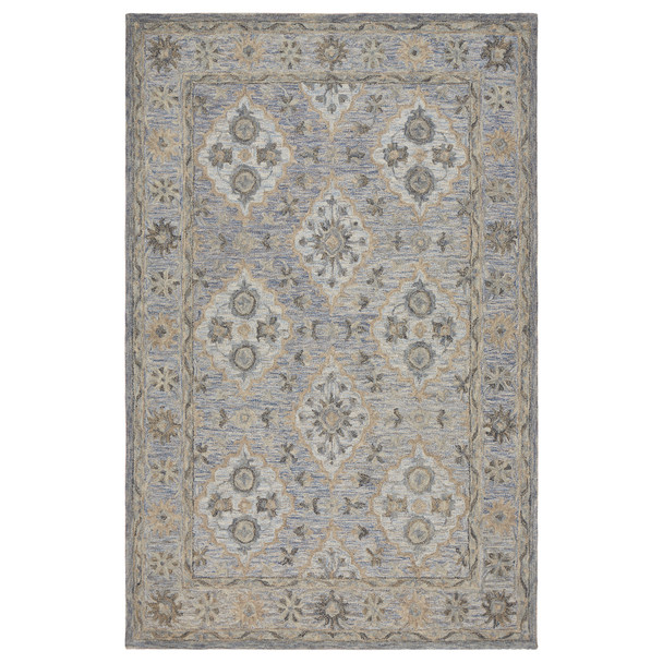 LR Home Modern Traditions 81285 Ice Blue Rug