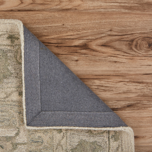 LR Home Modern Traditions 81287 Sea Green Gray Rug
