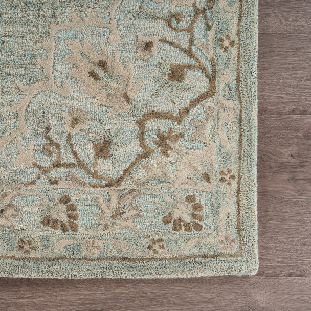 LR Home Modern Traditions 81290 Blue Lagoon Rug