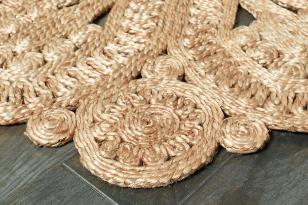 LR Home Boutique Jute 12029 Natural Rug