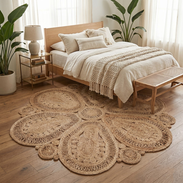 LR Home Boutique Jute 12029 Natural Rug