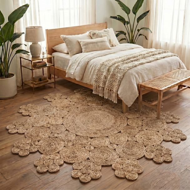 LR Home Boutique Jute 12043 Natural Rug