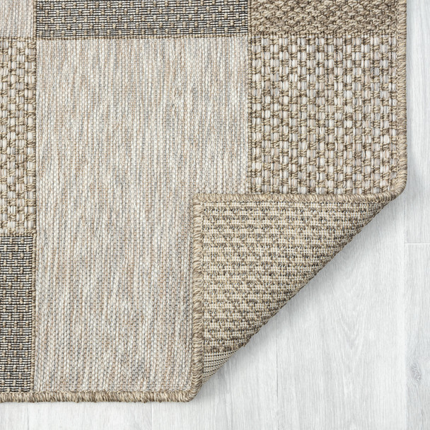 LR Home Oslo 82114 Tan Brown Rug