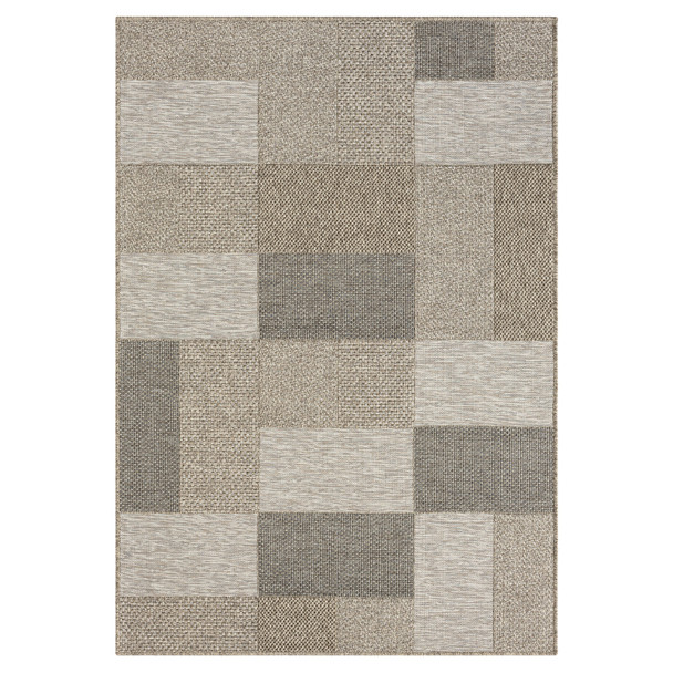 LR Home Oslo 82114 Tan Brown Rug