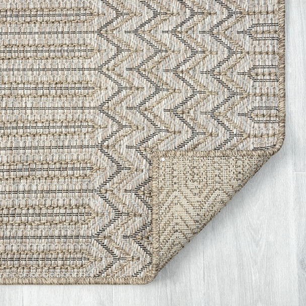 LR Home Oslo 82117 Tan Brown Rug