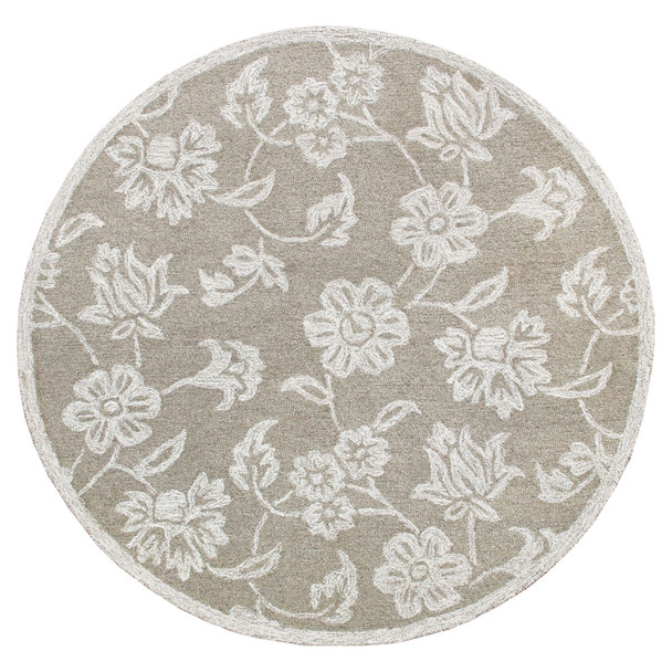 LR Home Rugs Ariel 22137 Gray Ivory Rug