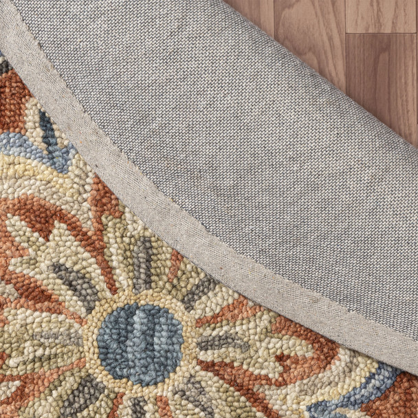 LR Home Rugs A 99475 Rust Rug