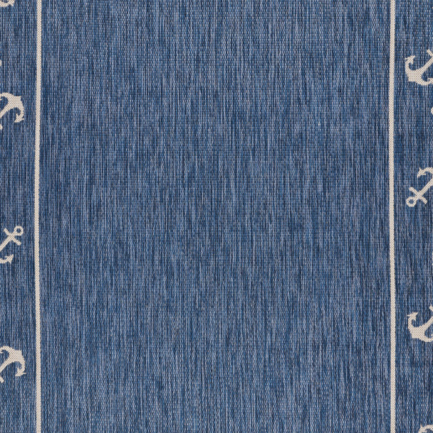 LR Home Seaside 81872 Navy White Rug