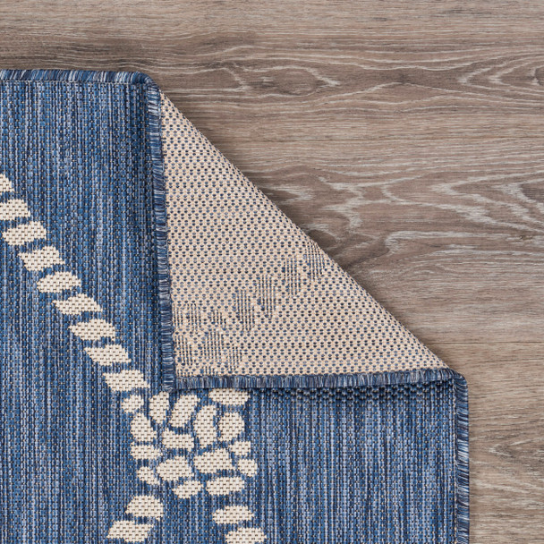 LR Home Seaside 81875 Navy White Rug