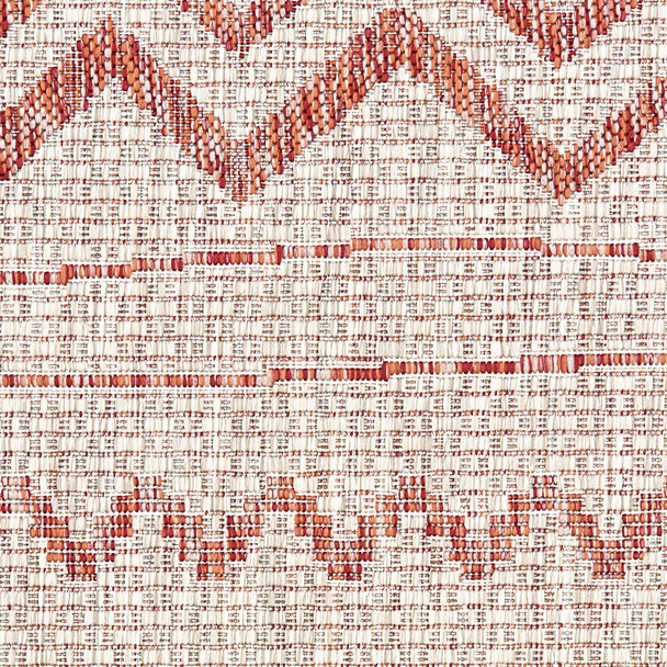 LR Home Sunshower 81244 Beige Red Rug