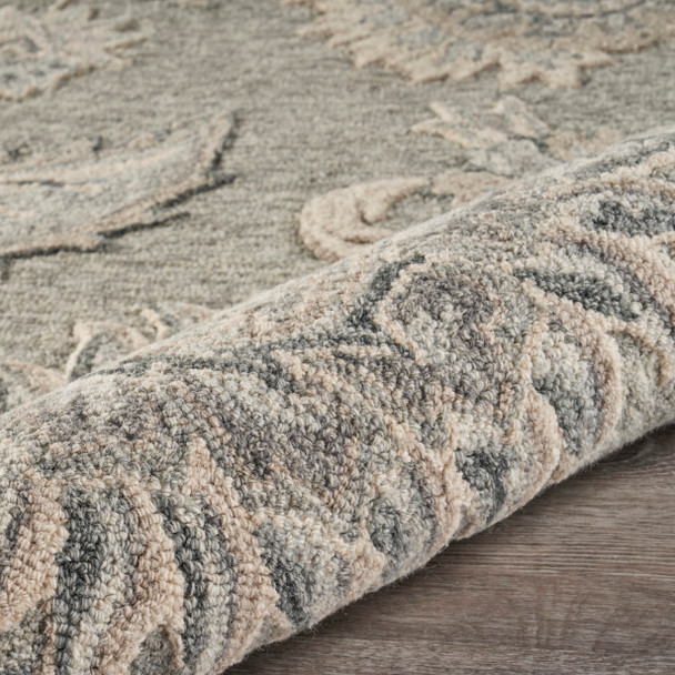 LR Home Victorian 81583 Gray Blue Rug