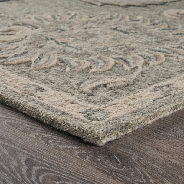 LR Home Victorian 81583 Gray Blue Rug
