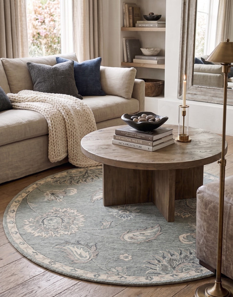 LR Home Victorian 81583 Gray Blue Rug