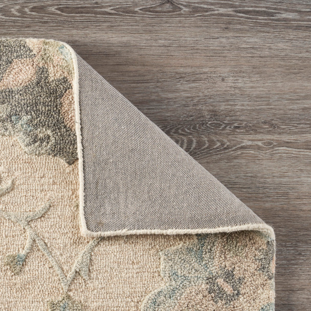 LR Home Victorian 81582 Ivory Light Blue Rug