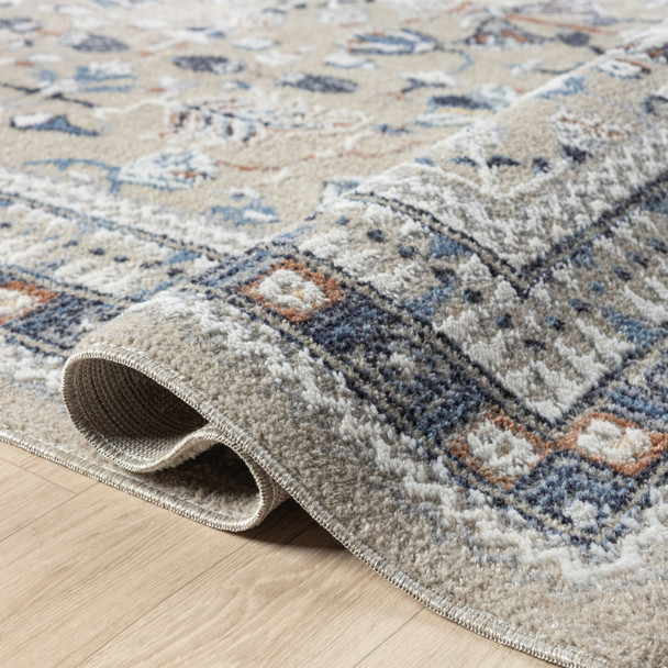 LR Home Vista 82643 Blue Beige Rug