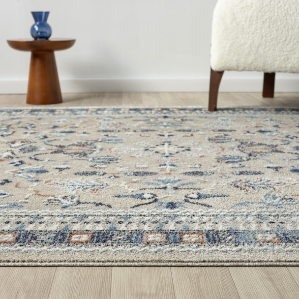 LR Home Vista 82643 Blue Beige Rug