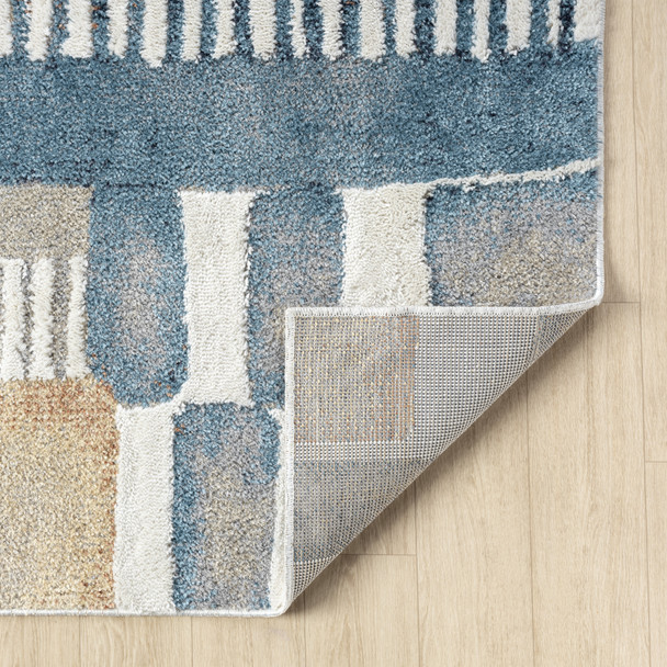 LR Home Vista 82644 Blue Beige Rug