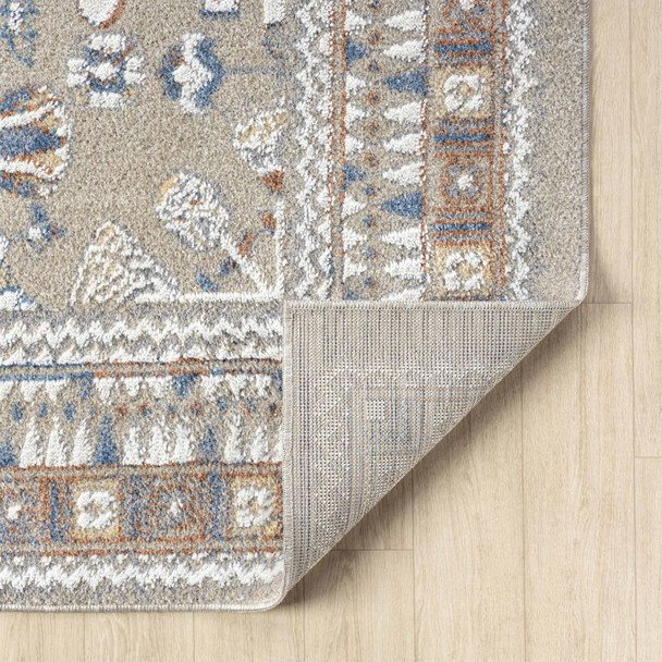 LR Home Vista 82643 Beige Rust Rug